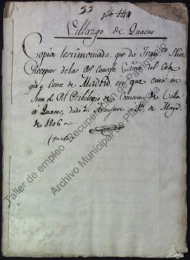 Real privilegio del rey Carlos IV de concesión de villazgo y exención de la jurisdicción de Plase...