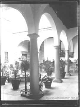 Patio de la Casa Palacio de los Grijalva Almaraz. Plasencia.