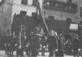 Jura de Bandera. Plaza Mayor. Plasencia.