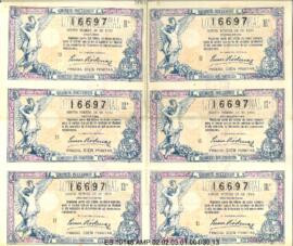 Billetes y participaciones de lotería nacional
