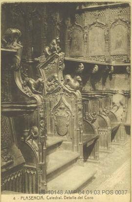 Catedral. Detalle del Coro. Plasencia.