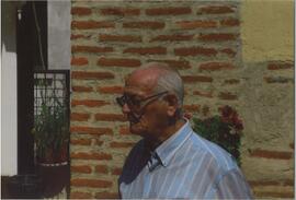 Retrato de perfil de Manuel Muñoz Palomino. Plasencia