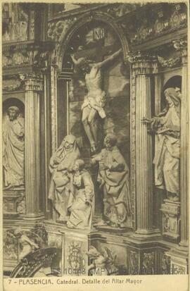 Catedral. Detalle del Altar Mayor. Plasencia.