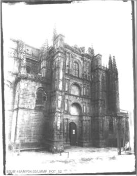Fachada principal de la Catedral. Plasencia.