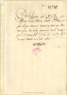 Cuaderno de cortes del rey Alfonso XI otorgando el ordenamiento en cortes al Concejo de Plasencia
