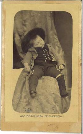 Retrato de niño dormido